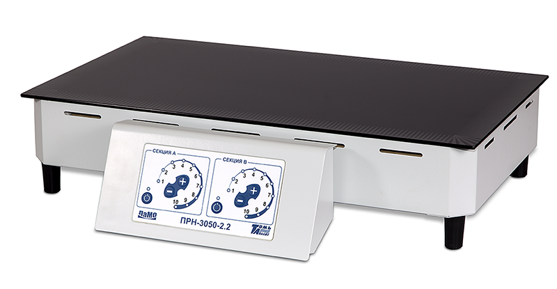 Плита нагревательная лабораторная со стеклокерамической поверхностью ПРН-3050-2.2