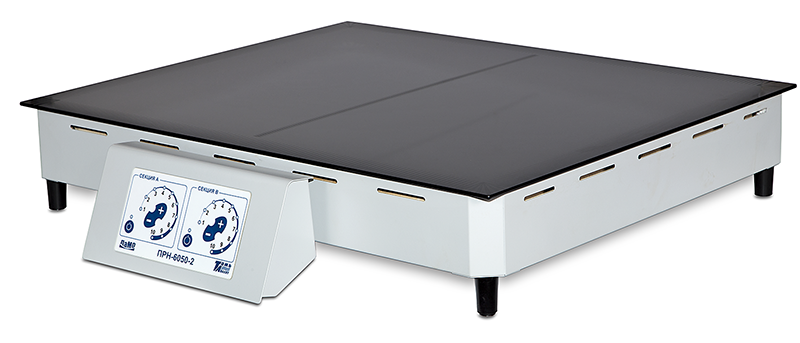 Плита нагревательная лабораторная со стеклокерамической поверхностью ПРН-6050-2