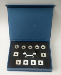 Комплект опорных колец и насадок к динамическим твердомерам