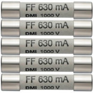 Комплект плавких предохранителей 630mA/1000V (0590 0006)