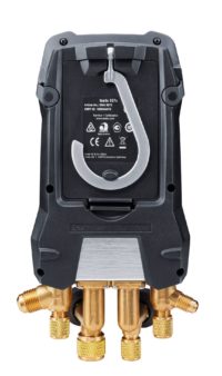 testo 557s Комплект 2 с заправочными шлангами - Умный цифровой манометрический коллектор, смарт-зонды вакуума и температуры и набор из четырёх заправочных шлангов (0564 5572)