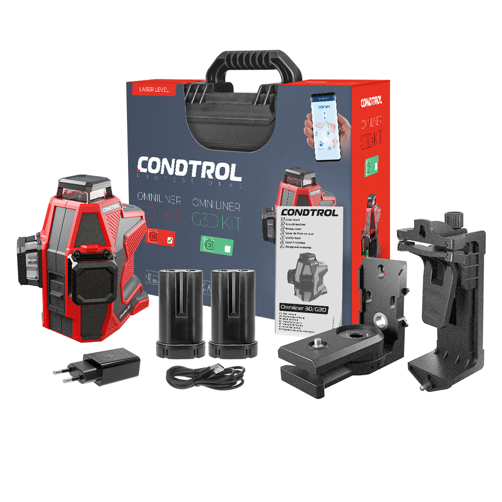 Лазерный нивелир CONDTROL Omniliner G3D Kit